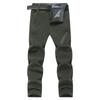 Pantaloni Softshell Gotici pentru Bărbați Mărimi Mari, Rezistenți la Vânt, Căptușiți cu Fleece, Elasticizați