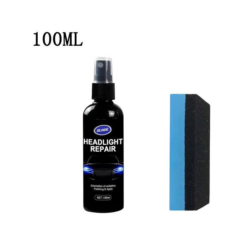 Agent de lustruire faruri auto pentru reînnoire faruri Kit de lustruire și întreținere lichid de îndepărtare a zgârieturilor lichid de reparare auto