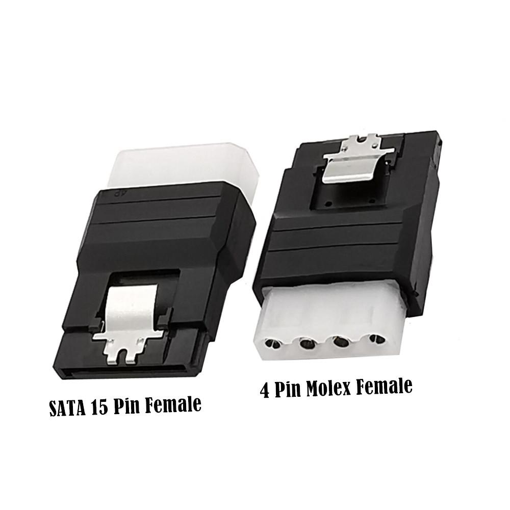 

IDE Big 4Pin to SATA 15Pin Converter Adapter for SATA Hard Drive Disk Power to Normal HDD Data Power Extend Cable Head Adapter
