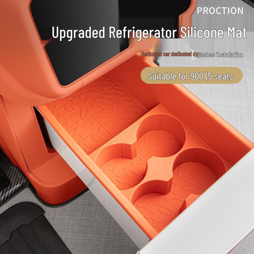 Silicone Car Refrigerator Mat for Lynk & Co 900 - 5-Seater, 26 Models