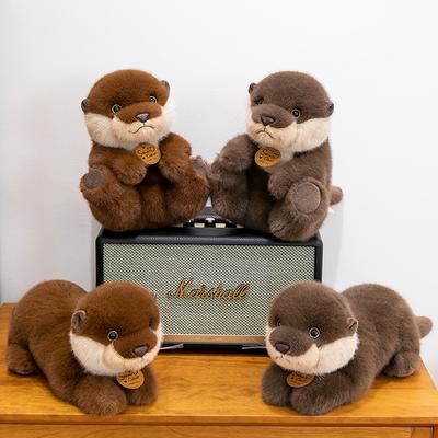 Niedliche simulierte Party Otter Plüschtiere Kinder Schlafkissen Büro Puppen Aquarium Souvenirs