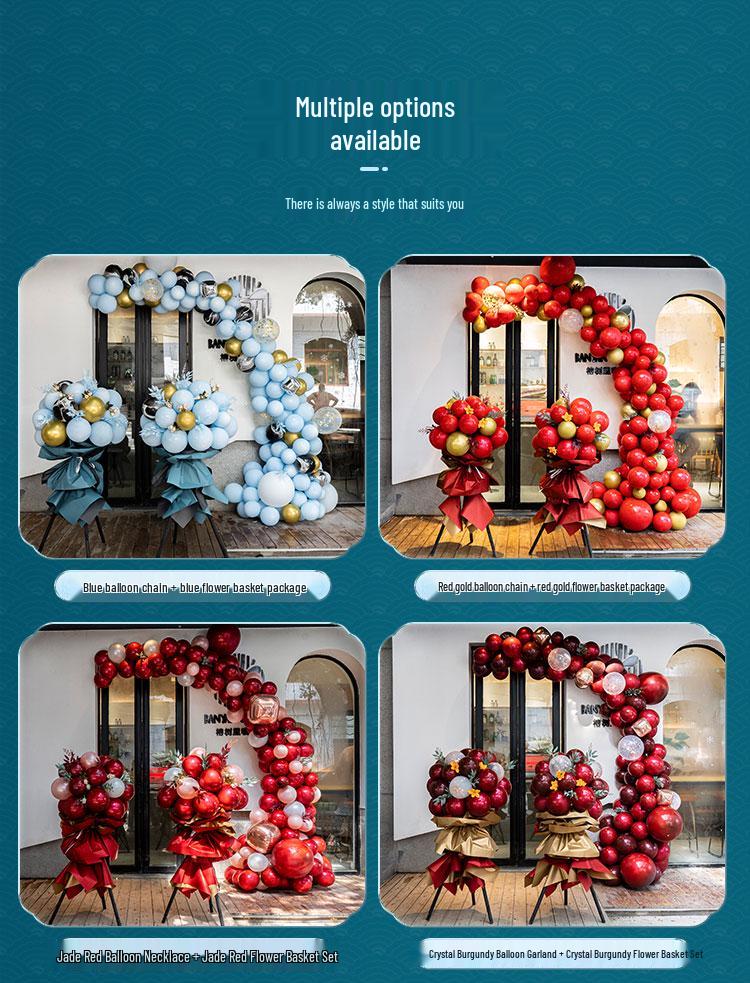 Balloon Flower Basket for Graduation Ceremony and Indoor Decoration