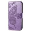 Butterfly Embossed Leather Wallet Flip Case for Samsung Galaxy S26 S25 S24 S23 S22 S21 S20 Ultra Plus FE Edge, Card Holder Cover