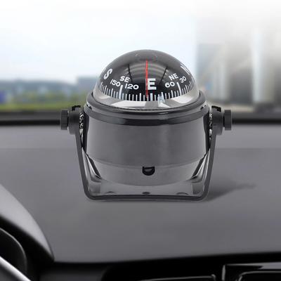 Kulovitý námořní kompas s otočným držákem a ciferníkem, námořní elektronický kompas, odolný proti stříkající vodě, pro loď, karavan, nákladní auto, auto