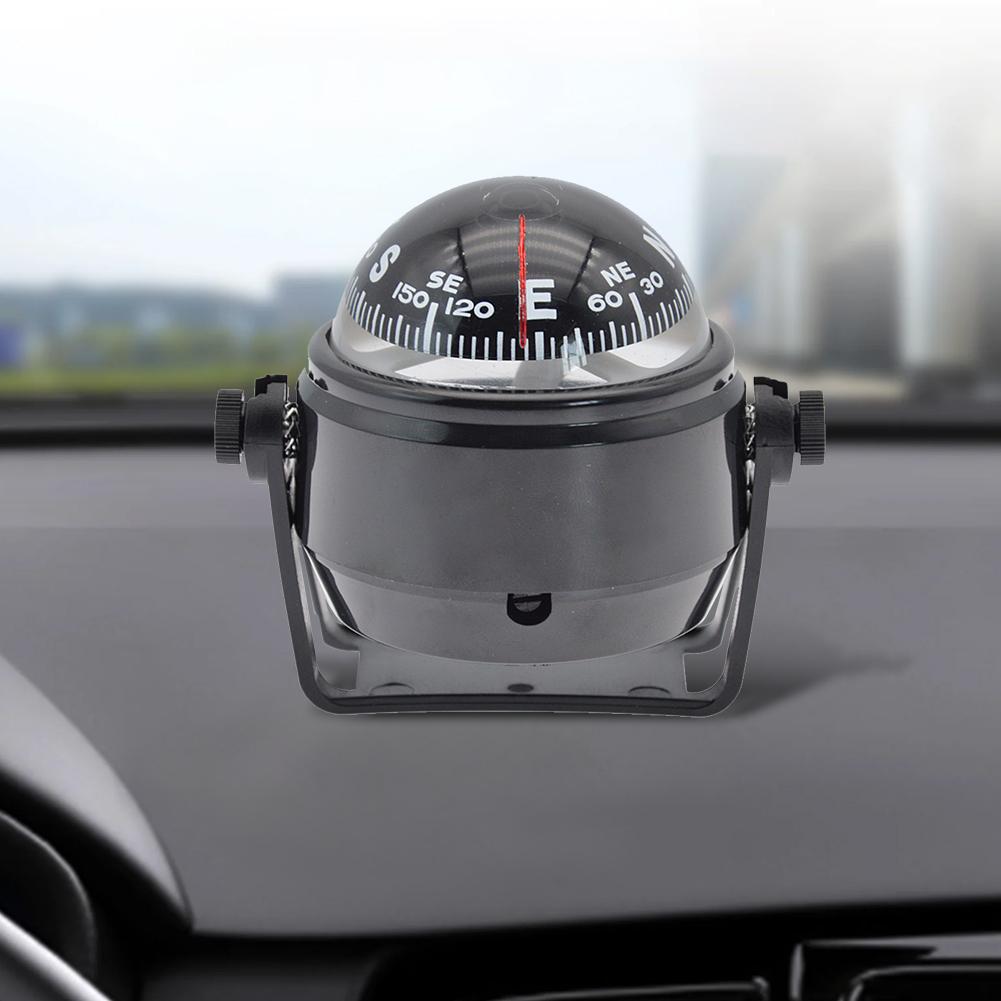 Ball Shaped Vehicle Navigation Car Compass 360 Degree Rotation Sea Marine Electronic Compass for Marine Navigation Positioning