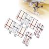 4 Pcs/Set Straight Stitching Foot Sewing Feet Sewing Machine Presser Foot Easy To Use Sewing Machine Foot