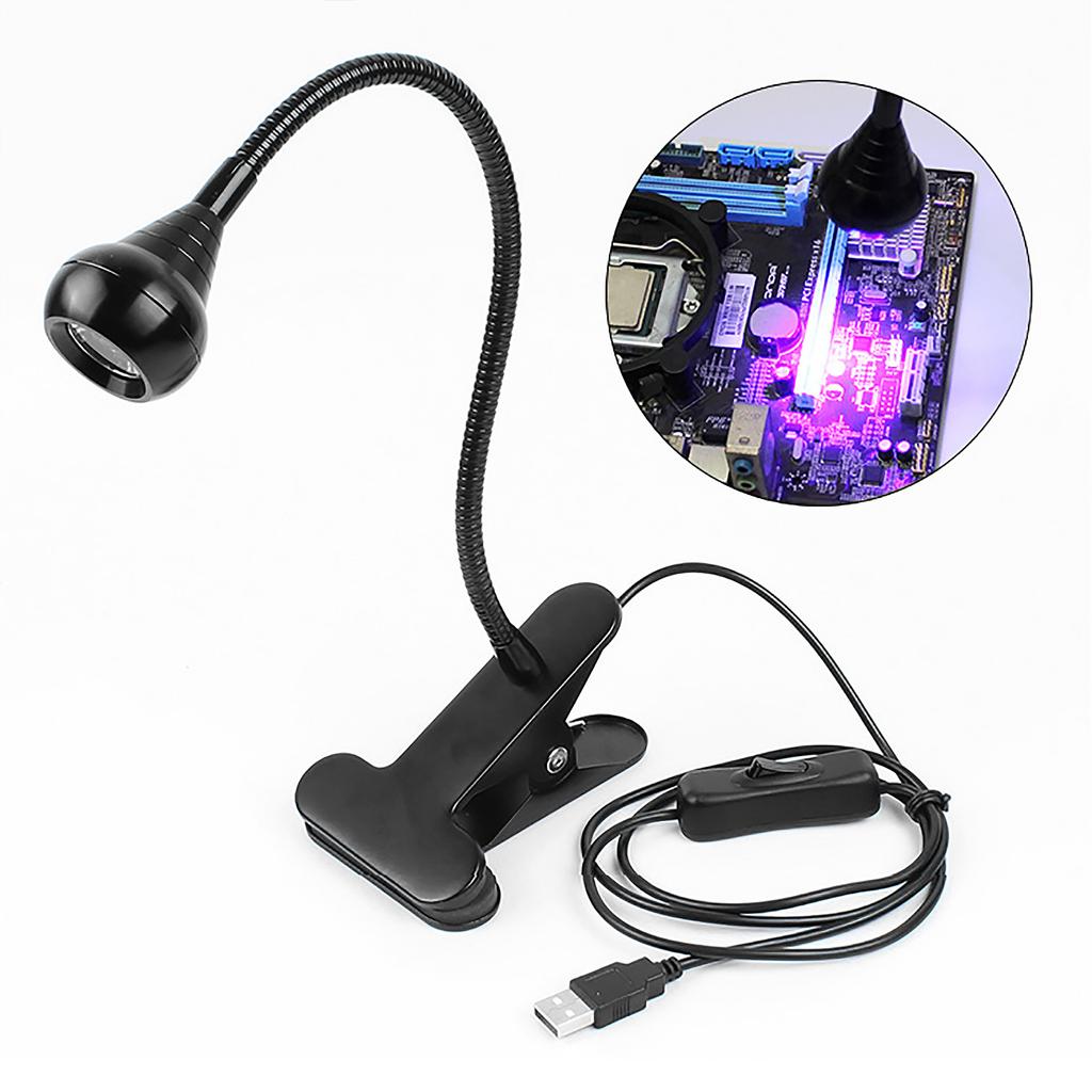 UV Yapıştırıcı Kürleme Lambası - 3W LED Ultraviyole Mor Işık Telefon Tamiri için