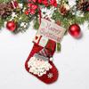 Christmas Socks Large Boots Xmas Tree Decorations Storage Bag Santa Claus Snowman Plush Ornaments Christmas Home Decoration