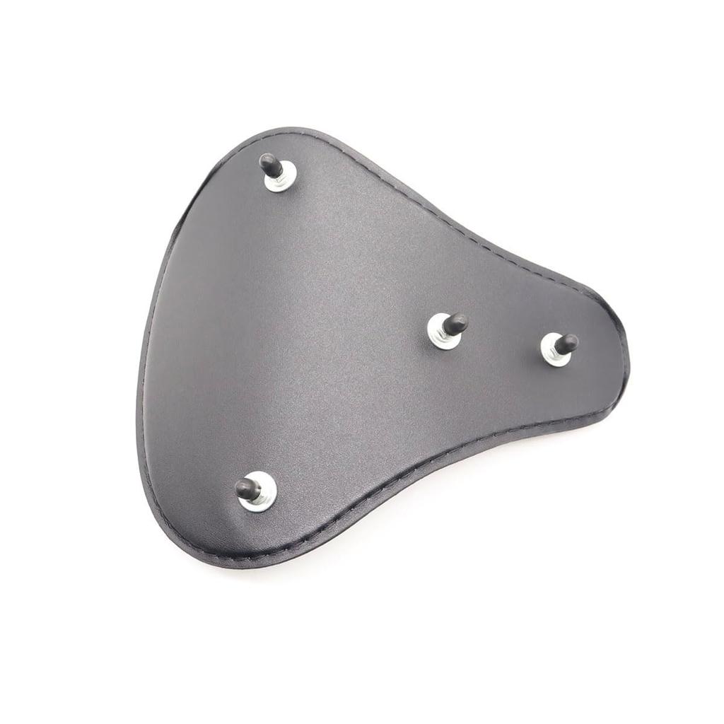 JPMODAO Universal Brown Motorcycle Leather Driver Seat Cushion for and Bobber 13-inch Sportster, Chopper,