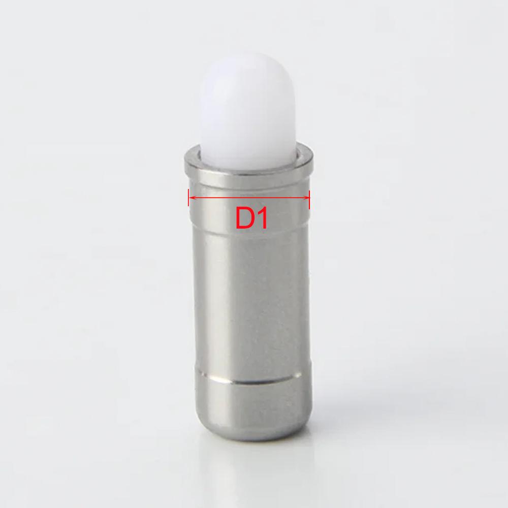 

Dia 4mm 5mm 6mm 8mm 10mm Ball Head Spring Pins SUS304 Stainless/Nylon Steel Spring Plungers Pins Short Type Body Spring Loaded Plungers KST532-PS-5mm