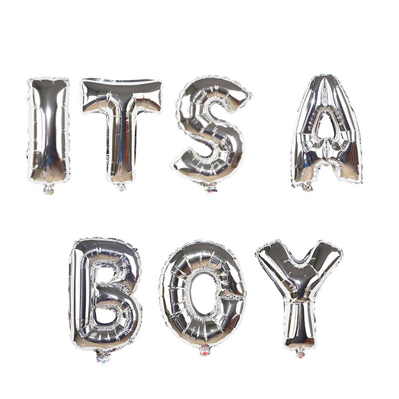 Baby Shower Boy Girl Decorations Set It's a Boy It's a Girl oh baby Balloons Gender Reveal Kids Birthday Party Baby Shower Gifts
