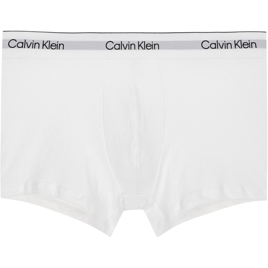 Calvin Klein Letter Print Comfortable Moisture-Wicking Mid-Rise Boxer Briefs 3-Pack Men Underwear NB3963-MP1