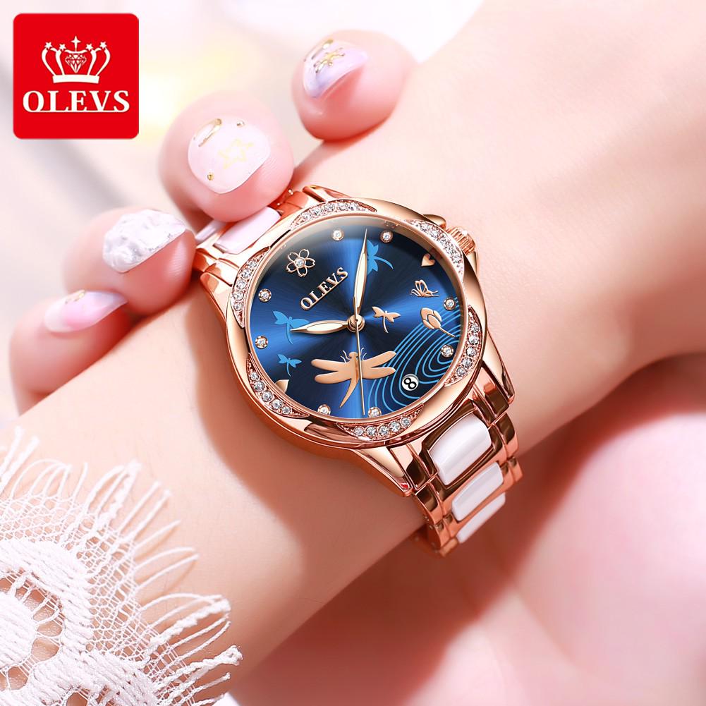 Orologio da donna OLEVS S-L6610 100% originale + luminoso + 30M  impermeabile marmellata meccanica Tangan Wanita acquista in modo economico  — spedizione gratuita, recensioni reali con foto — Joom