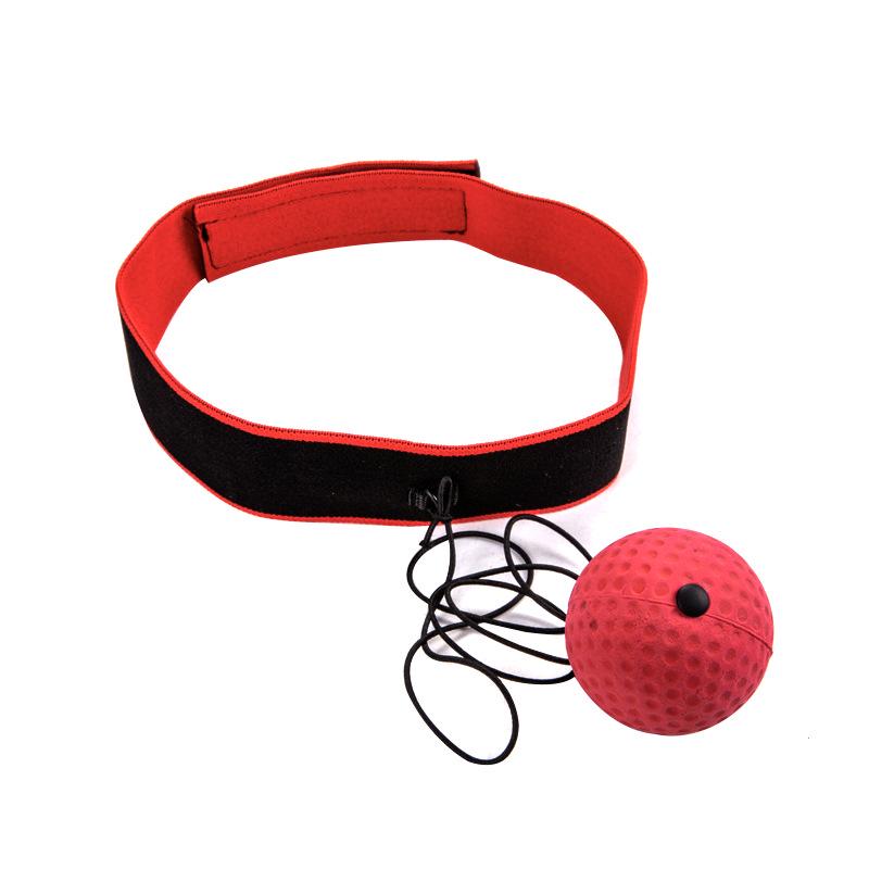Head-Mounted Boxing Reflex Ball for Quick Reaction Training - Suitable for Adults and Children