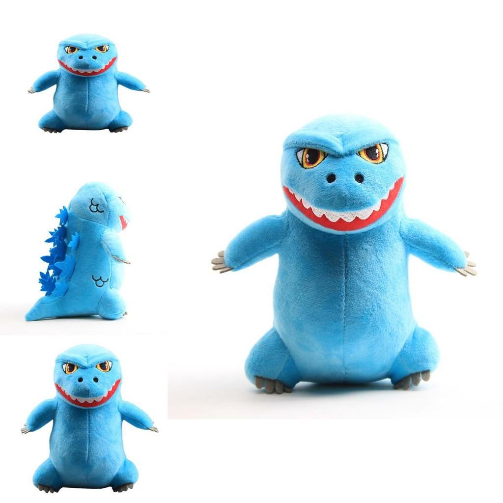 Adorable 20cm Godzilla Monster Plush Toy Blue Soft Stuffed Doll For Kids