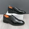 Fashion Business Men Formal Shoes Men Casual Comfortable Lace Up Fashionable Leather Shoes Wedding Banquet Shoes Sizes 38-46 Men Shoes