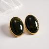 Smooth Surface Resin Dangle Earrings Geometric Stud Earrings Vintage Women Earrings  For Women