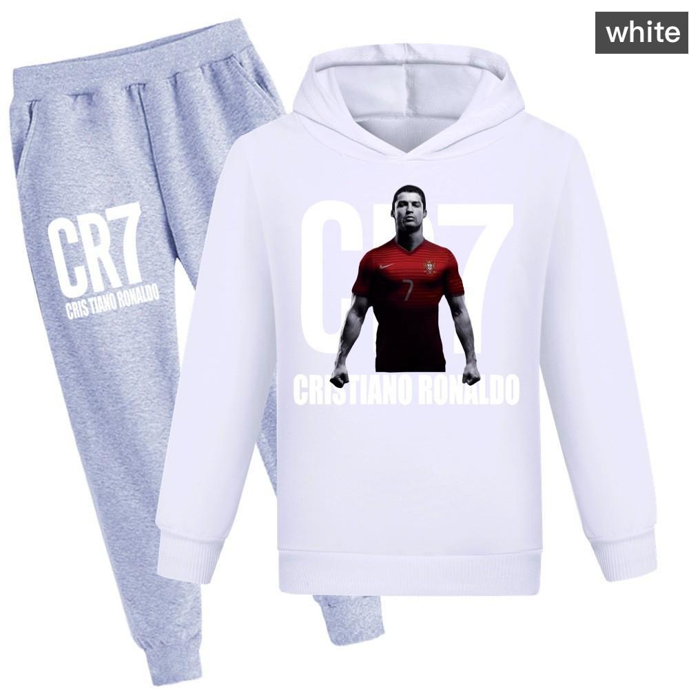 Kinder Frühjahrs- & Herbst-Kapuzenpullover & Lange Hosen Set