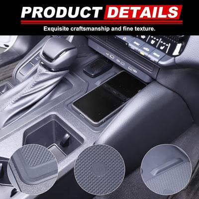 Car Center Console Protective Mat Compatible with Toyota Land Cruiser Prado 250 J250 LC250 2024 2025+ Silicone Non-Slip Pad Automobile Interior