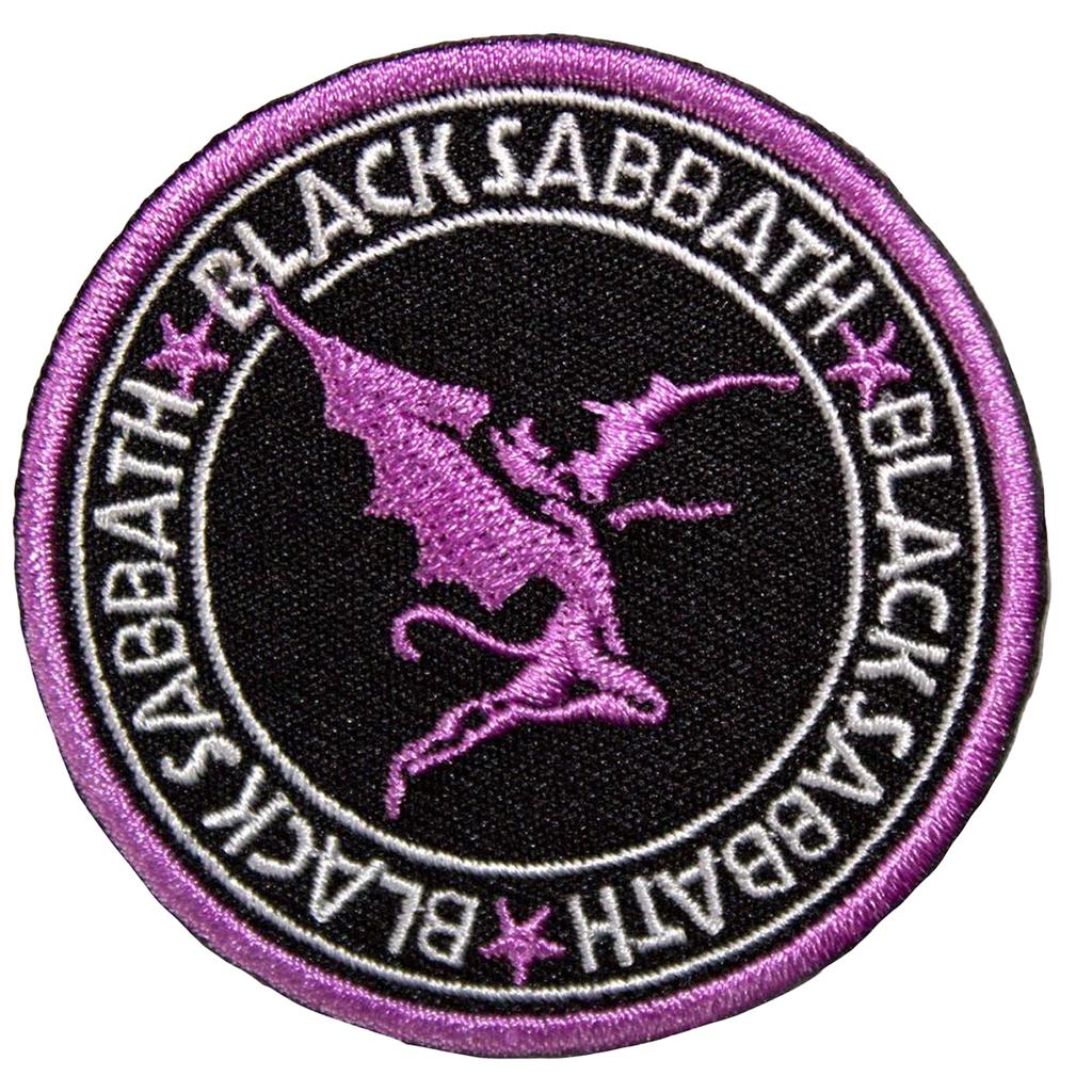 Black Sabbath Daemon Circle Iron On Patch