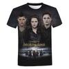 Heren- en dames Twilight 3D-geprinte T-shirts, grote streetwear met korte mouwen, ronde hals T-shirts voor kinderen, kleding