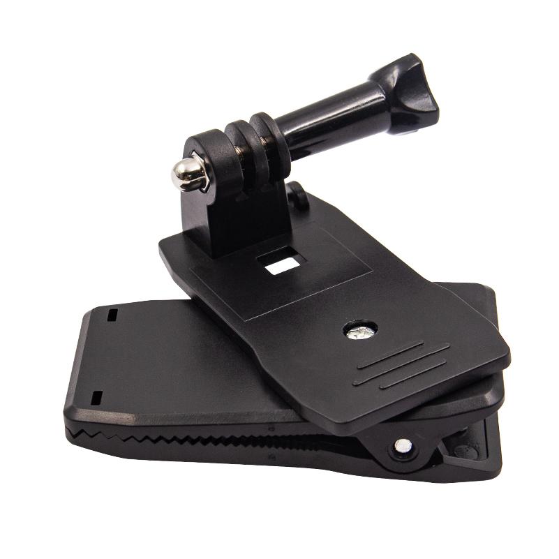 360 Degree Rotary Backpack Hat Clip Clamp Mount for Gopro Hero 5 3 4 Session SJCAM SJ4000 For Xiaomi Yi 4K Go Pro Accessory