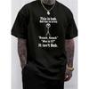 European Size Men'S "This Is Bob" Knock Knock Joke Graphic Print Crew Neck T-Shirt | Soft Medium-Stretch, Regular Fit, Comfortable and Versatile