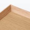 MUJI Wooden Square Tray Natural - 35 X 26 X 2cm, Serving Tray, Japan
