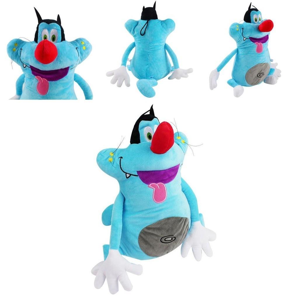 Entzückende Blaue Katze Oggy Und Die Kakerlaken Weiche Plüschpuppe Für Kinder Und Erwachsene