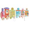 VEVOR Wall Busy Board, 18-in-1 Train Montessori Sensory Activity Panels, Learning Activity Center for Daycare, Classroom, Playroom, and Home
