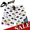 REEF White Rainbrella RA150WHI Wake Pants Mens Swim Trunks