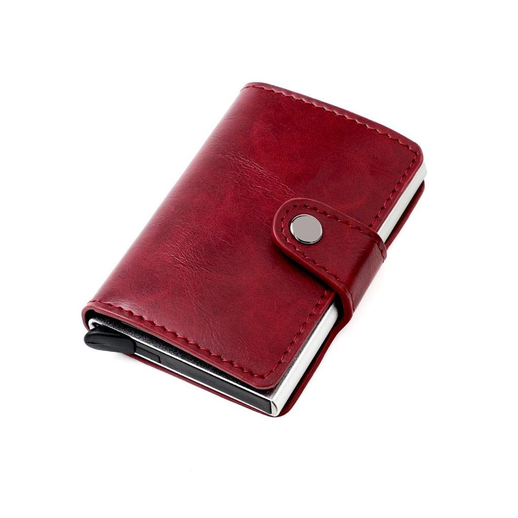 Men's RFID Blocking Ultra-Thin Aluminum Alloy Multi-Card Slot Wallet