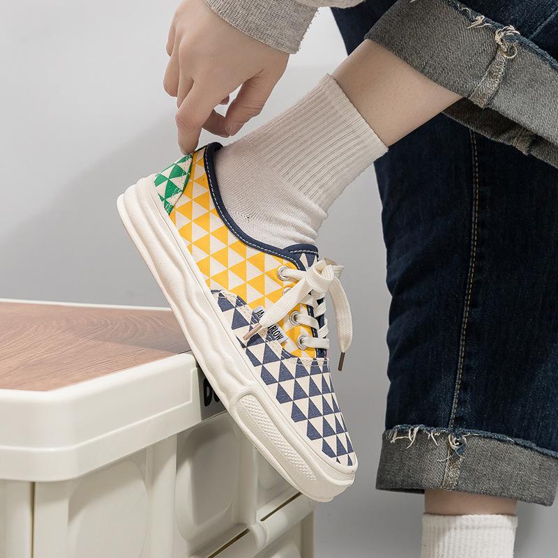 Low-Top Canvas Shoes Women'S Spring And Summer New Women'S Shoes Thin Breathable Single Shoes Versatile Casual Niche Board Shoes