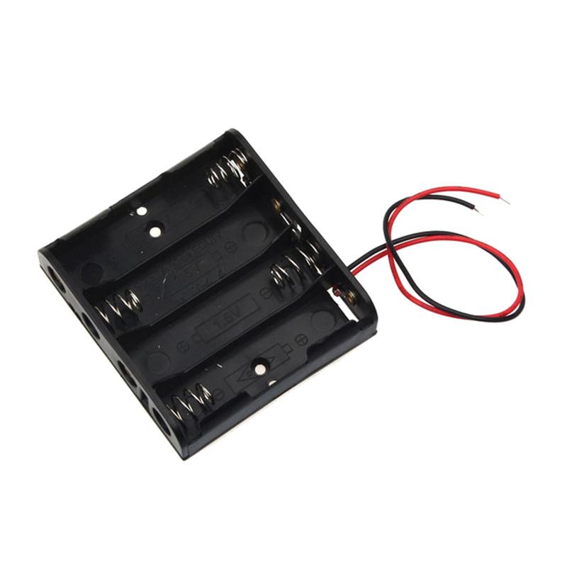 

18650 Держатель аккумулятора Зажим Коробка держателя аккумулятора с соединительным проводом 1 Секция 2 Секция 3 Секция 4 Секция 18650 Чехол для аккумуляторов