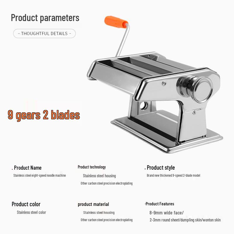Multifunctional Kitchen Pasta & Dumpling Maker with Two Knives