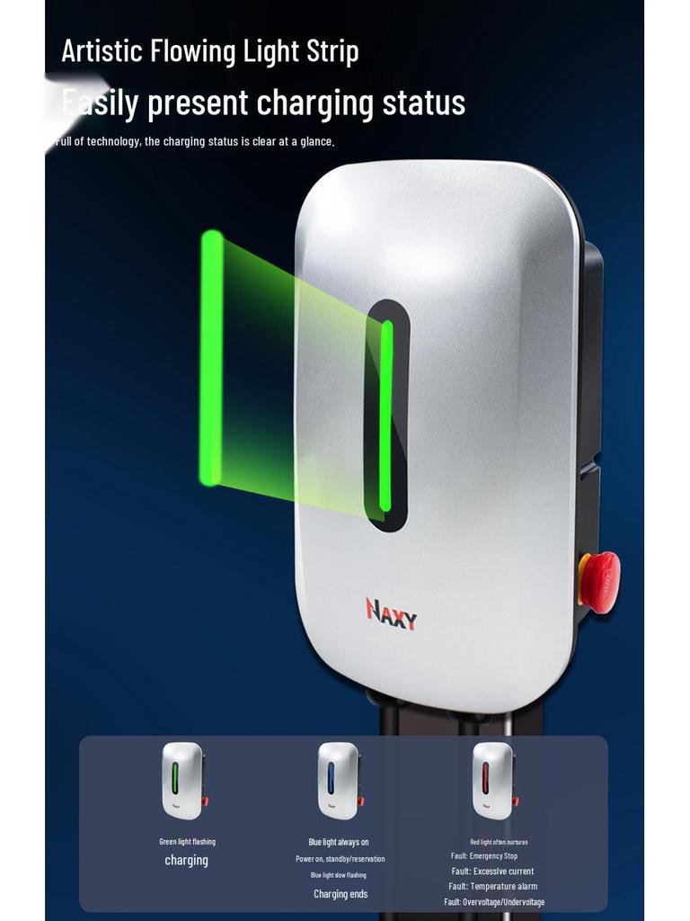 7kW AC Universal Charging Station: 32A for NIO, Xiaomi, Xpeng, BYD, and Tesla