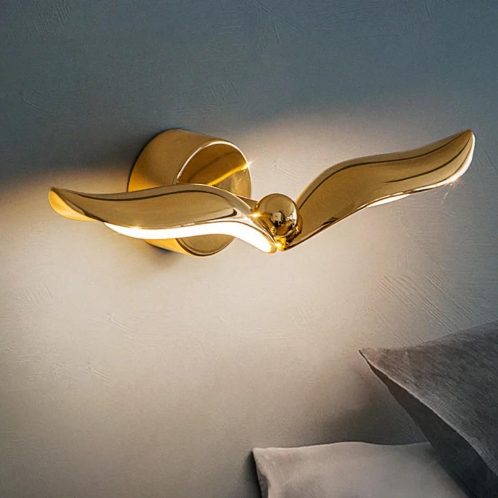 1PC Led Wall Lamp Mirror Light Indoor Lighting For Bedroom Decor Wings Can Rotate Mirrors Vanity Bedside