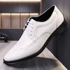 Lederschuhe Herren Brock Britisch lässig Business-Kleidung Große Größe Herrenschuhe Studiofoto Trauzeugen Bräutigam Schuhe