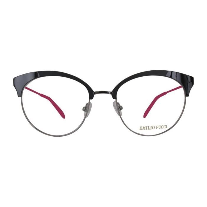 Lunettes De Vue - EMILIO PUCCI - EP5086-005-52 - Métal - Argent - Taille 52mm