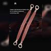 Engine Braided Ground/Bonding Strap Cable Strip Protector Flexible Flat Braided Copper Ground Strap With Ring for Most Cars