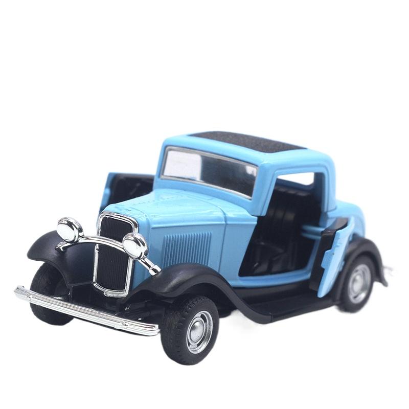 1/32 Scale Alloy Diecast Classic Ford Mustang GT 1967 GT500 Vintage Model Classic Pull Back Toy Car Miniature Vehicle Replica Kid Gift