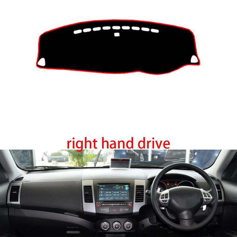 For Mitsubishi outlander 2009-2012 Right and Left Hand Drive Car Dashboard Covers Mat Shade Cushion Pad Carpets Accessories