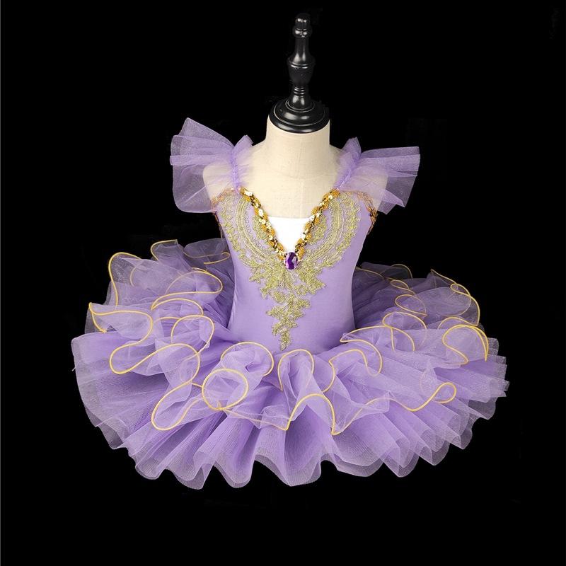 Children's Stage Ballet Dance Dress Girls Performance Tutu Kids Clothes Vestido Girl Mesh Princess Dress for Children's Day