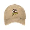 Potato Crisps Chips Pringles Print Denim Cap Casual Baseball Caps Adjustable Hat Summer Unisex Baseball Hats