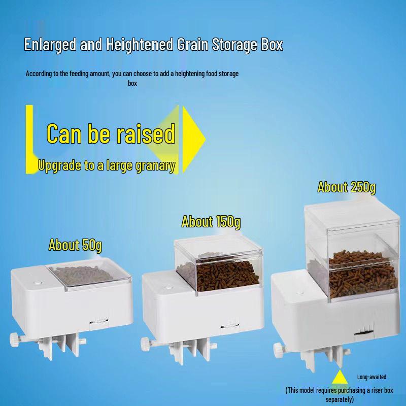 Automatic Fish Feeder: Timer Dispenser for Small Fish, Turtles, Koi, Goldfish