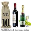 Red Wine Bottle Packaging Bag With Durable Canvas Material For Gift Wrapping And Storage