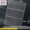 304 Edelstahl Rechteck Quadrat BBQ Netz Gitter Grill Antihaft Backmatte Outdoor Grillteil Roste Heißluftfritteuse Gitter Kochen