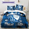 Custom Name VfL Bochum Pattern Bedding Quilt Set  Home Decoration  Gift (1 * duvet cover + 2 * pillowcase  without core)
