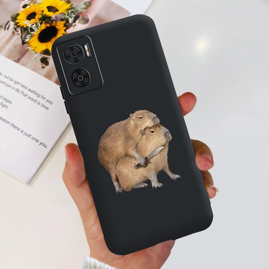 For Motorola Moto E22 Case Moto E22i New Fashion Painted Back Cover Soft Silicone Phone Case For Moto E22s E22i MotoE22 I Fundas