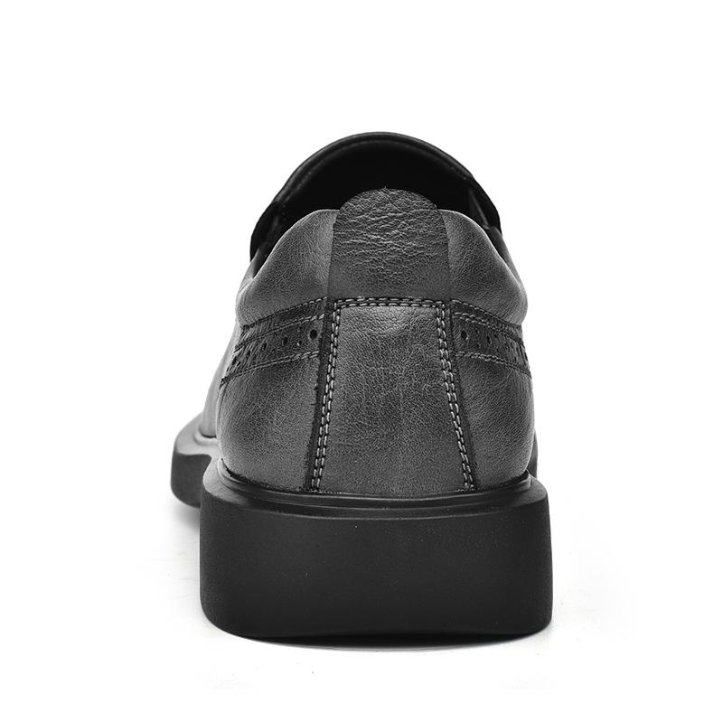 Fashion Men's Leather Shoes Slip on Dress Shoes Wedding Shoes